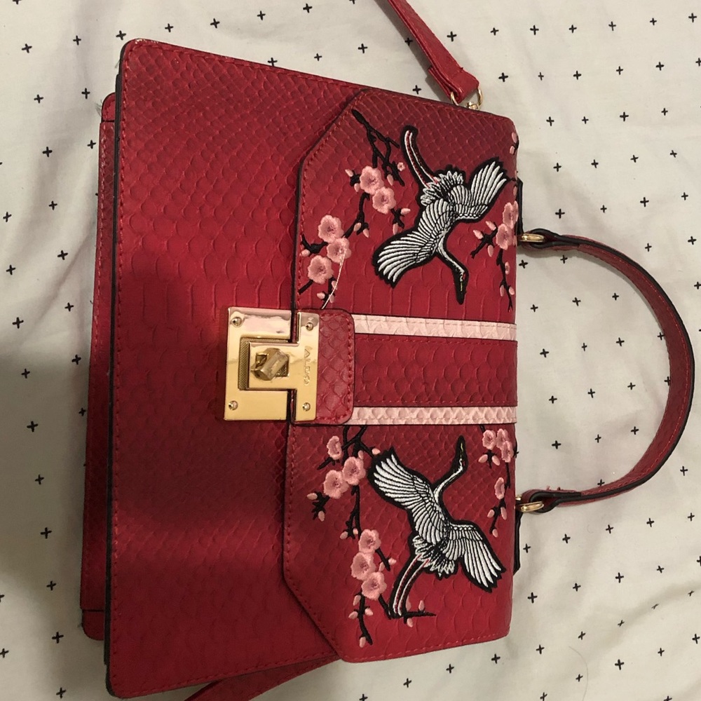 Aldo red bag